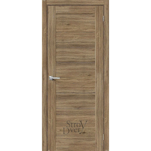 Межкомнатная дверь из экошпона Браво-21 (Original Oak) глухая