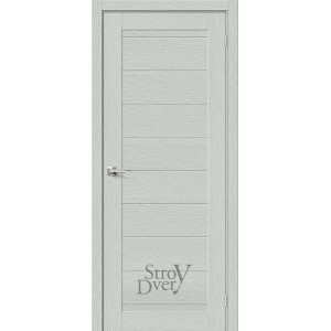 Межкомнатная дверь из экошпона Браво-21 (Grey Wood) глухая