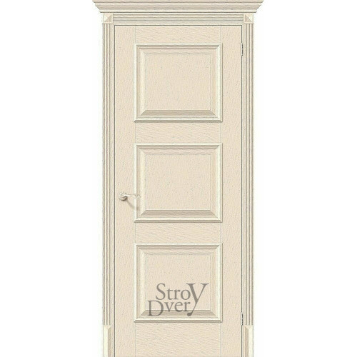 Межкомнатная дверь из экошпона Классико-16 (Ivory) глухая