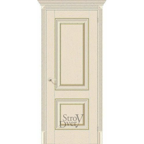 Межкомнатная дверь из экошпона Классико-32G-27 (Ivory) глухая