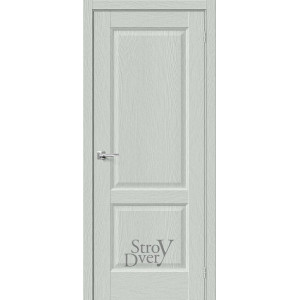 Межкомнатная дверь из экошпона Неоклассик-32 (Grey Wood) глухая