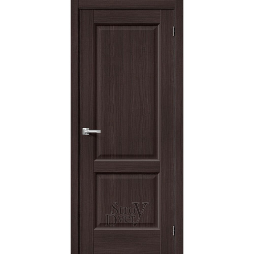 Межкомнатная дверь из экошпона Неоклассик-32 (Wenge Melinga) глухая