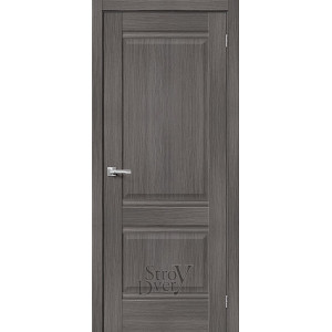 Межкомнатная дверь из экошпона Прима-2 (Grey Veralinga) глухая