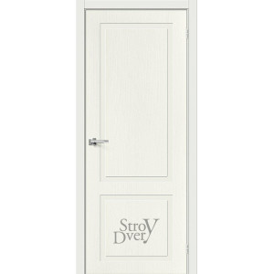 Эмалированная межкомнатная дверь Граффити-12 (ST Whitey) глухая
