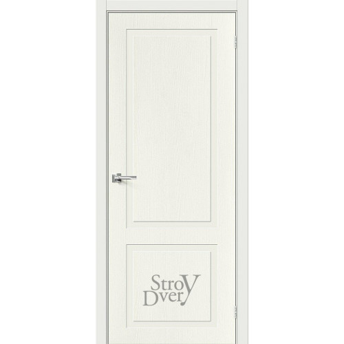 Эмалированная межкомнатная дверь Граффити-12 (ST Whitey) глухая