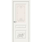 Эмалированная межкомнатная дверь Скинни-15.1 Аrt (Whitey / Худ.) остекленная