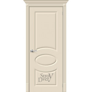 Эмалированная межкомнатная дверь Скинни-20 (Cream) глухая