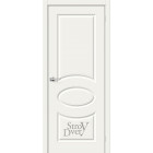 Эмалированная межкомнатная дверь Скинни-20 (Whitey) глухая