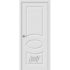 Межкомнатная дверь ПВХ Скинни-20 (П-23 (Белый)) глухая