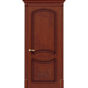 Межкомнатная дверь Азалия (Ф-15 (Макоре)) шпон файн-лайн, глухая
