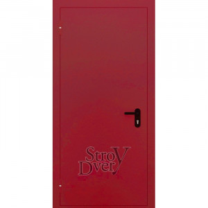 Противопожарная дверь металлическая ДМП-1 (EI 60), RAL 3000, глухая