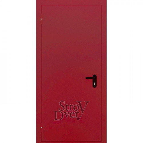 Противопожарная дверь металлическая ДМПС-1 (EIS 60), RAL 3000, глухая