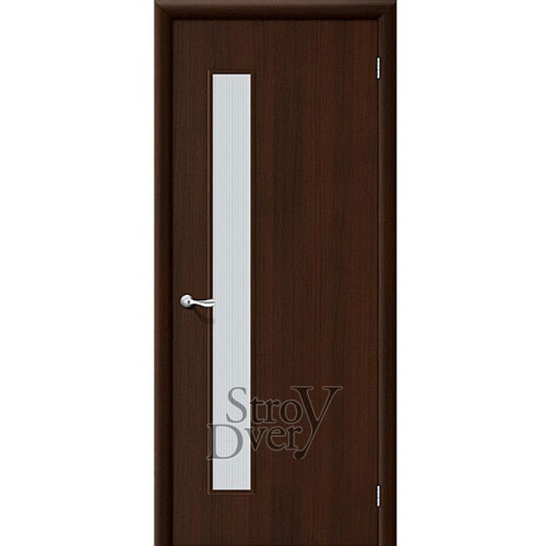 Строительная дверь ГОСТ Л-13 ПО (венге) ламинированная, остекленная