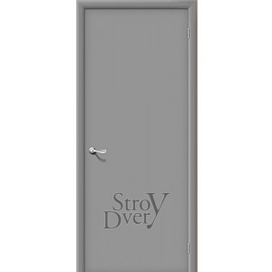 Строительная дверь ГОСТ Л-16 (серый) глухая