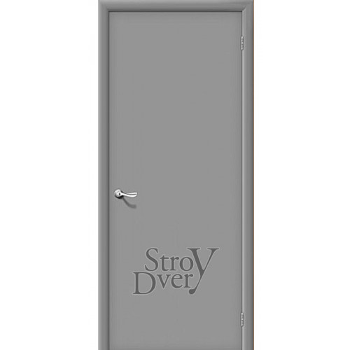 Строительная дверь ГОСТ Л-16 (серый) глухая